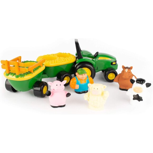Other - John Deere Animal Sounds Hayride Musical Tractor Toy - Musical Hayride Toddler T